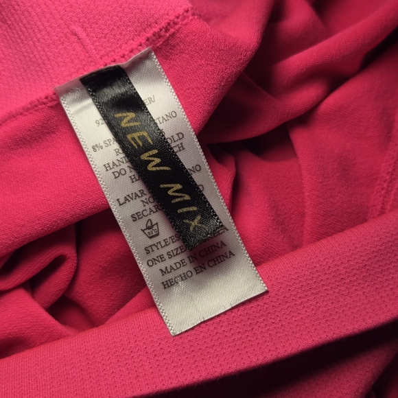 New Mix Pink Zip Up Hoodie And Seamless Leggings Set One Size (See Description) - Picture 9 of 9